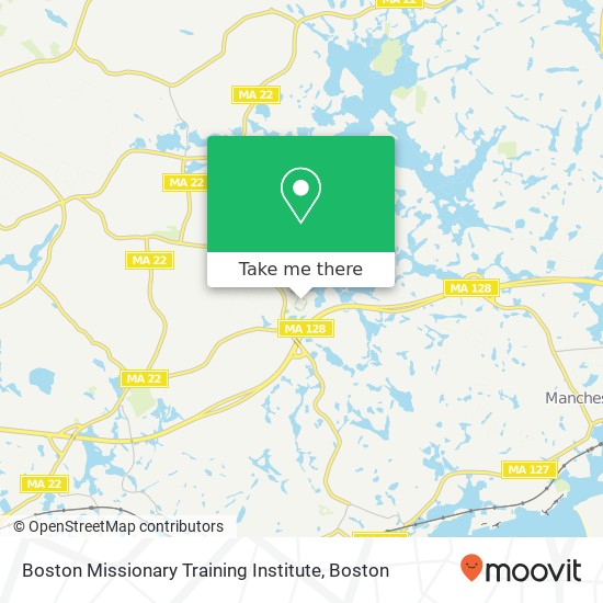 Mapa de Boston Missionary Training Institute