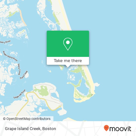 Mapa de Grape Island Creek