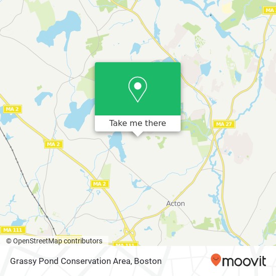 Mapa de Grassy Pond Conservation Area