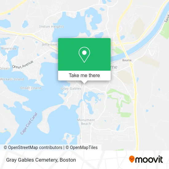 Gray Gables Cemetery map