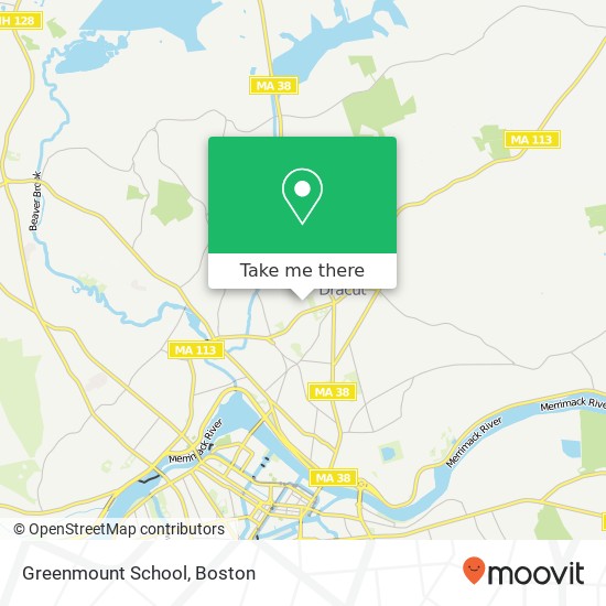 Greenmount School map