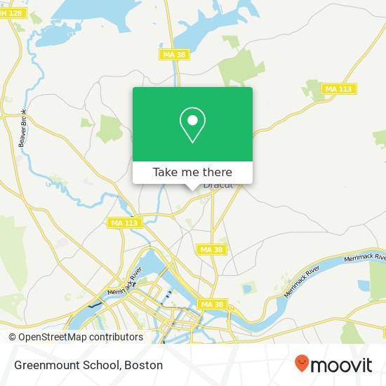 Mapa de Greenmount School