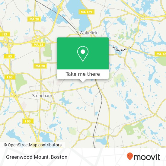 Mapa de Greenwood Mount