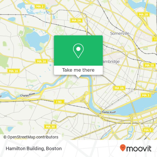 Mapa de Hamilton Building