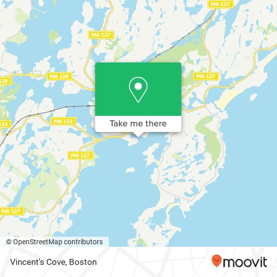 Mapa de Vincent's Cove