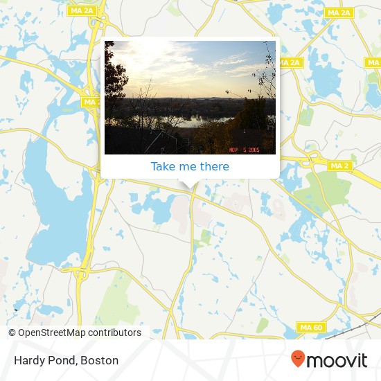 Mapa de Hardy Pond