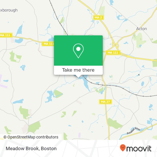 Meadow Brook map