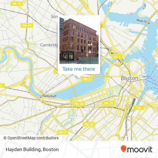 Hayden Building map