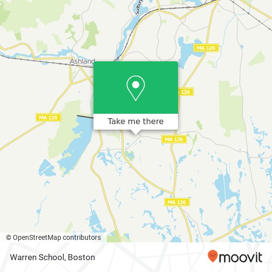 Mapa de Warren School