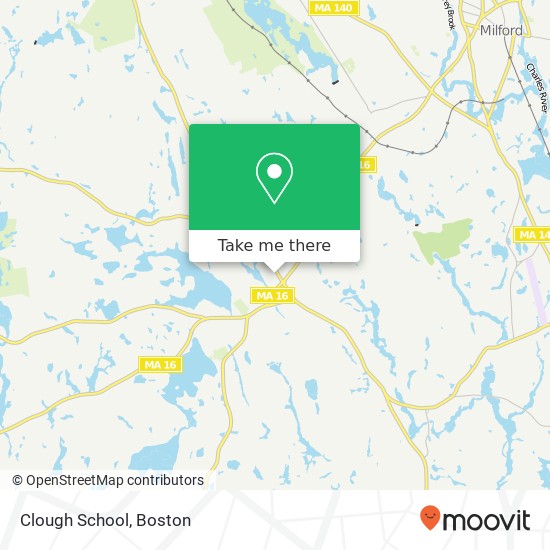 Mapa de Clough School