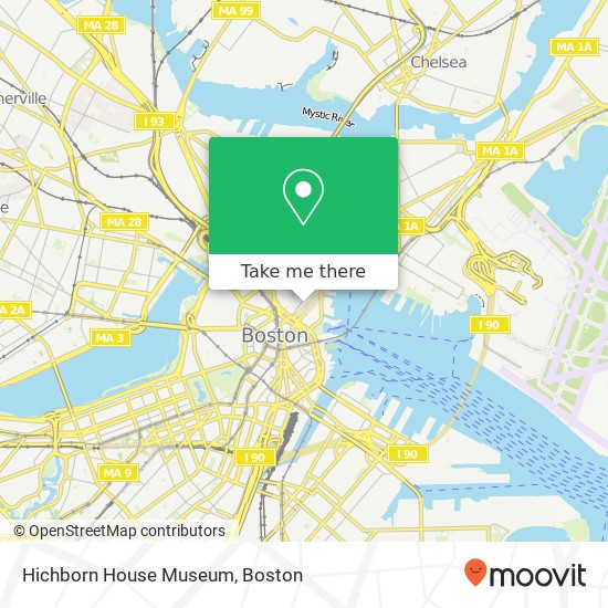 Hichborn House Museum map