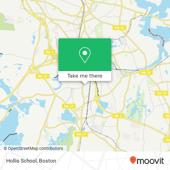 Hollis School map