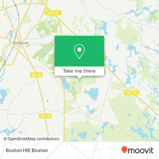 Boston Hill map