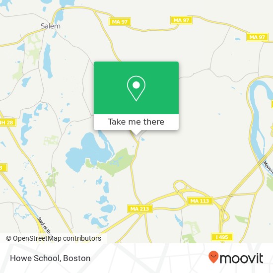 Mapa de Howe School