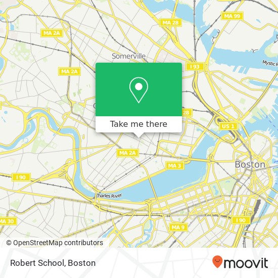 Robert School map