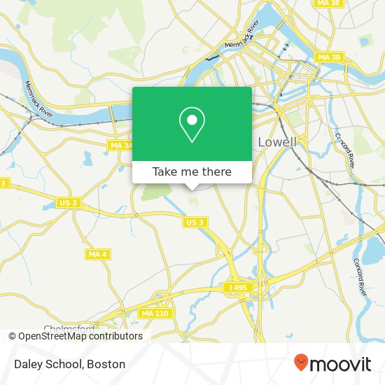 Mapa de Daley School