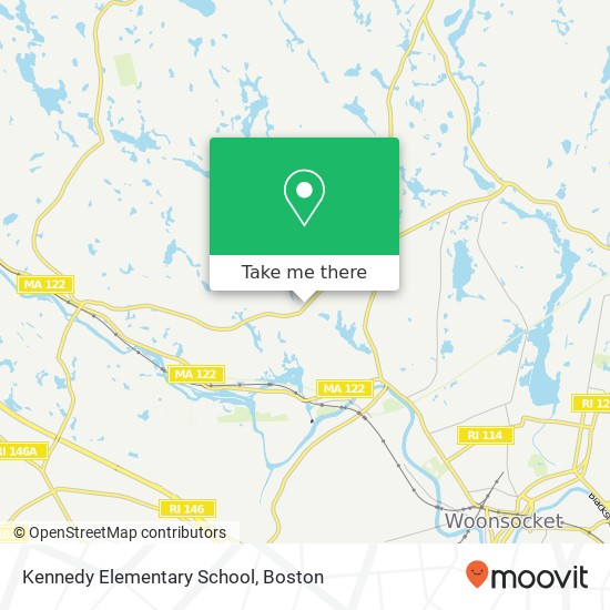 Mapa de Kennedy Elementary School