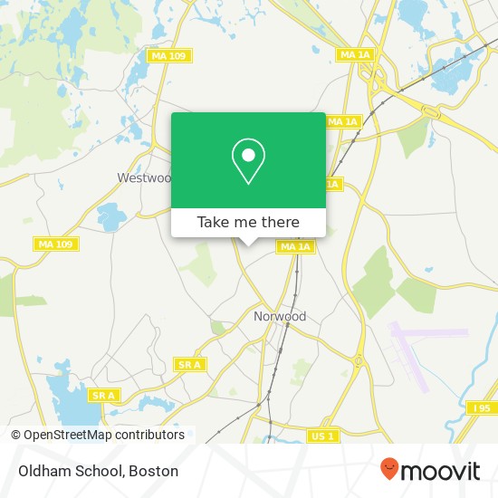 Oldham School map
