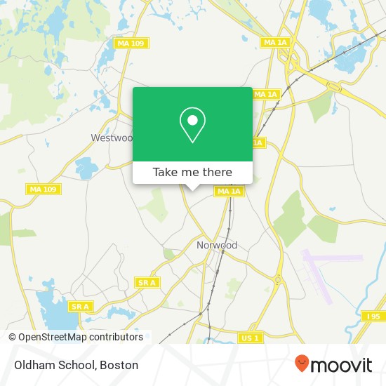 Mapa de Oldham School