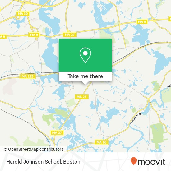 Harold Johnson School map