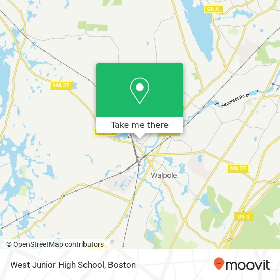 West Junior High School map