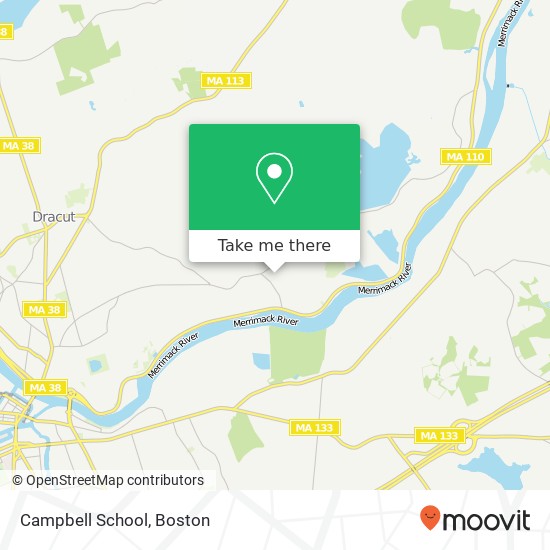 Mapa de Campbell School