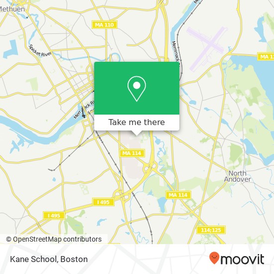 Mapa de Kane School
