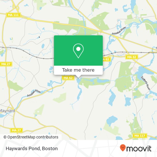 Mapa de Haywards Pond