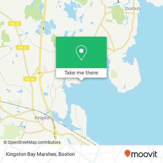 Kingston Bay Marshes map