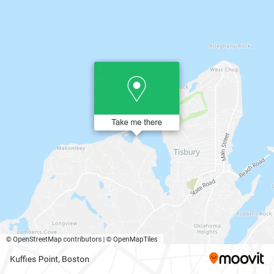 Kuffies Point map