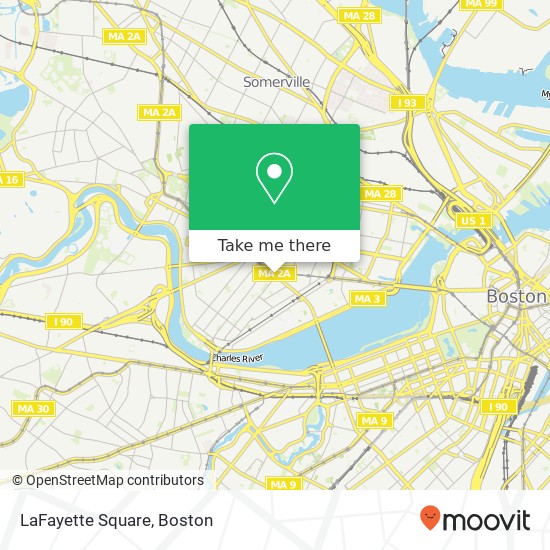 Mapa de LaFayette Square