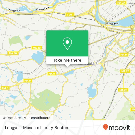 Longyear Museum Library map