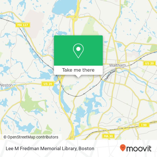 Mapa de Lee M Fredman Memorial Library