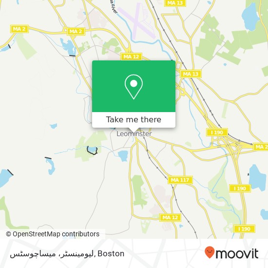 لیومینسٹر، میساچوسٹس map