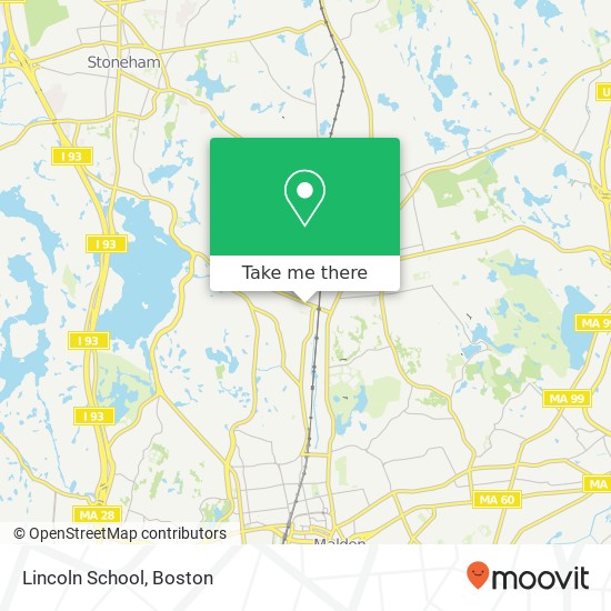 Lincoln School map