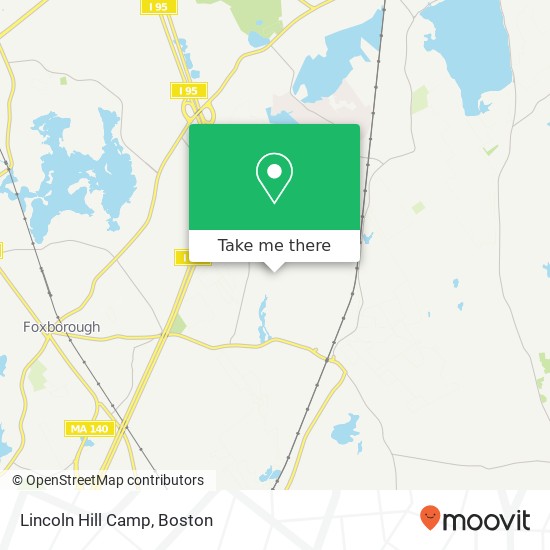 Lincoln Hill Camp map