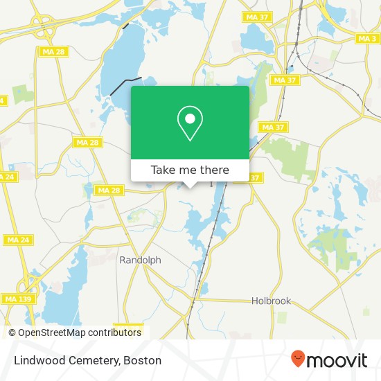 Lindwood Cemetery map