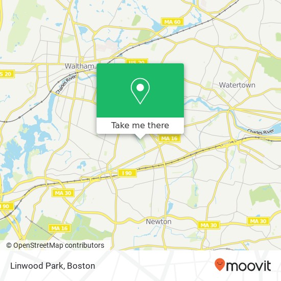 Linwood Park map