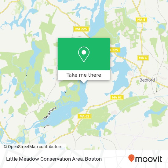 Mapa de Little Meadow Conservation Area