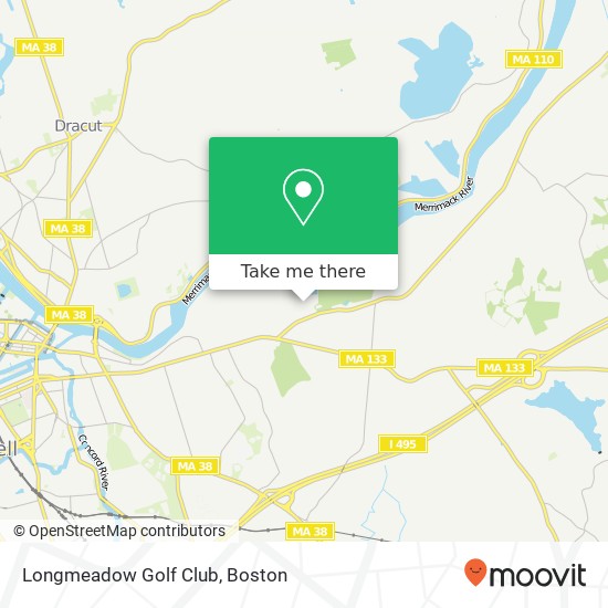 Mapa de Longmeadow Golf Club