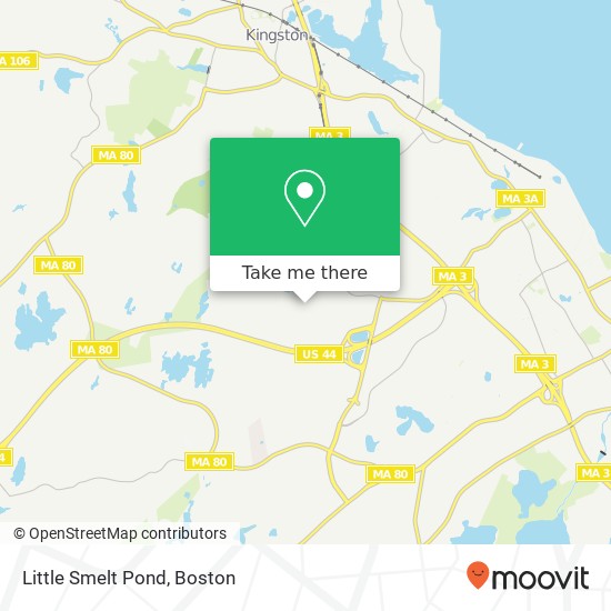 Mapa de Little Smelt Pond