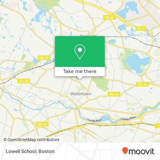 Lowell School map