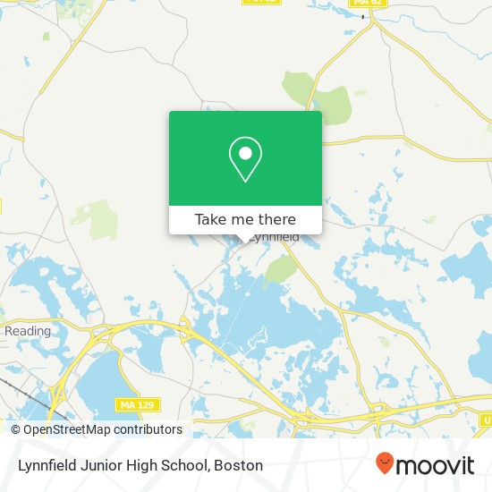 Lynnfield Junior High School map