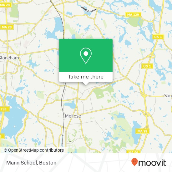 Mann School map