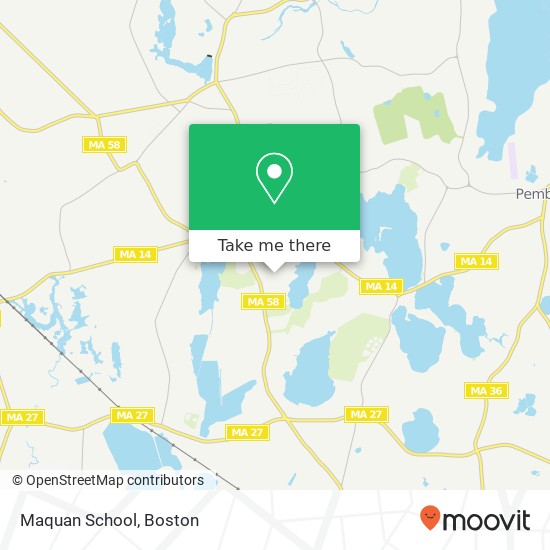 Maquan School map