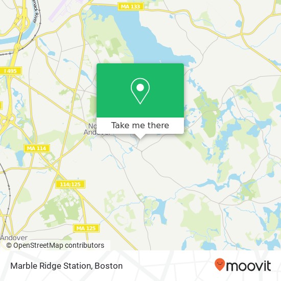 Mapa de Marble Ridge Station