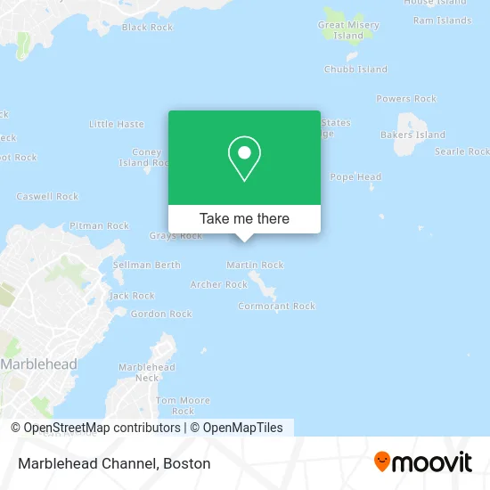 Marblehead Channel map