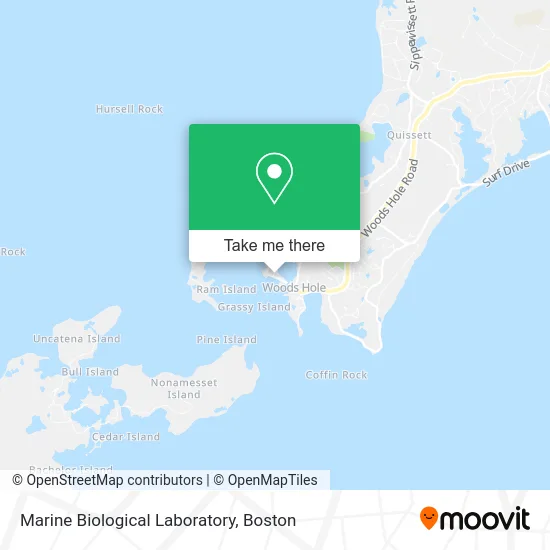 Mapa de Marine Biological Laboratory