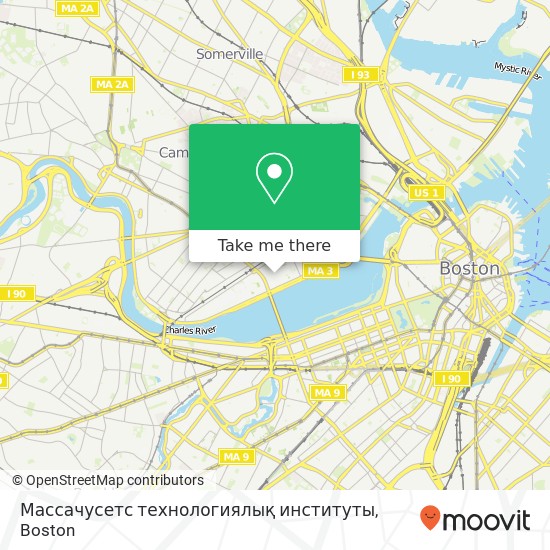 Массачусетс технологиялық институты map