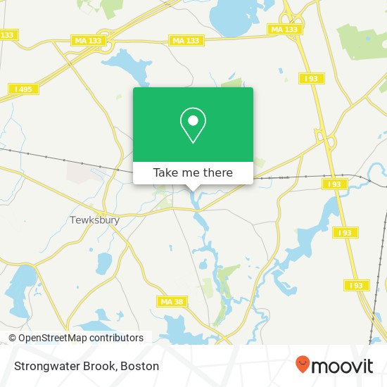 Mapa de Strongwater Brook